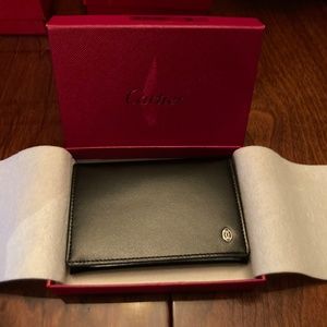 Cartier leather card case